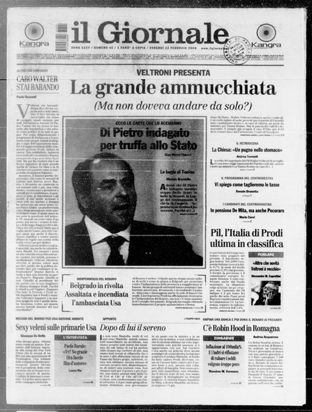 Il giornale : quotidiano del mattino